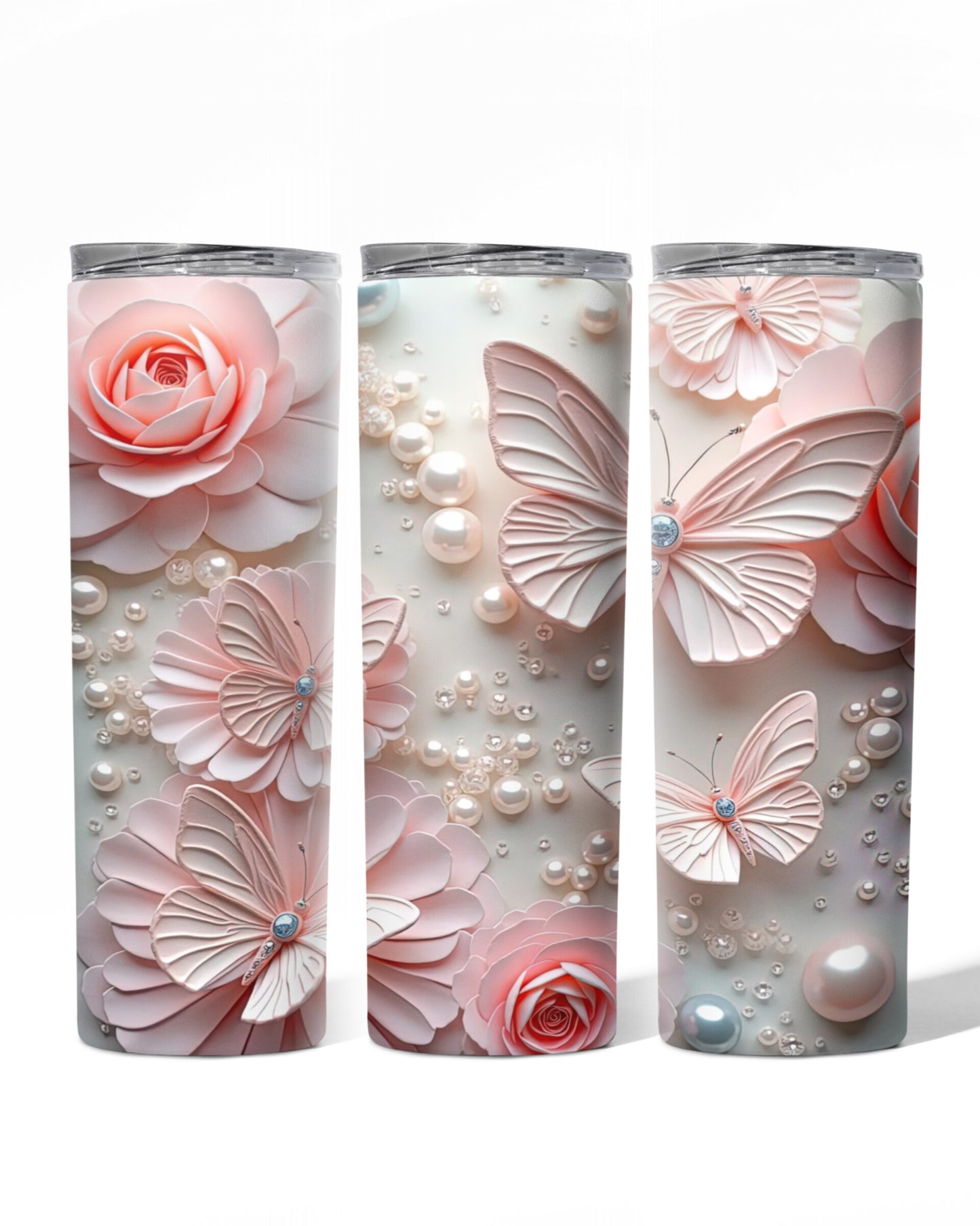 BUTTERFLIES 1 TUMBLER 20 OZ #1129