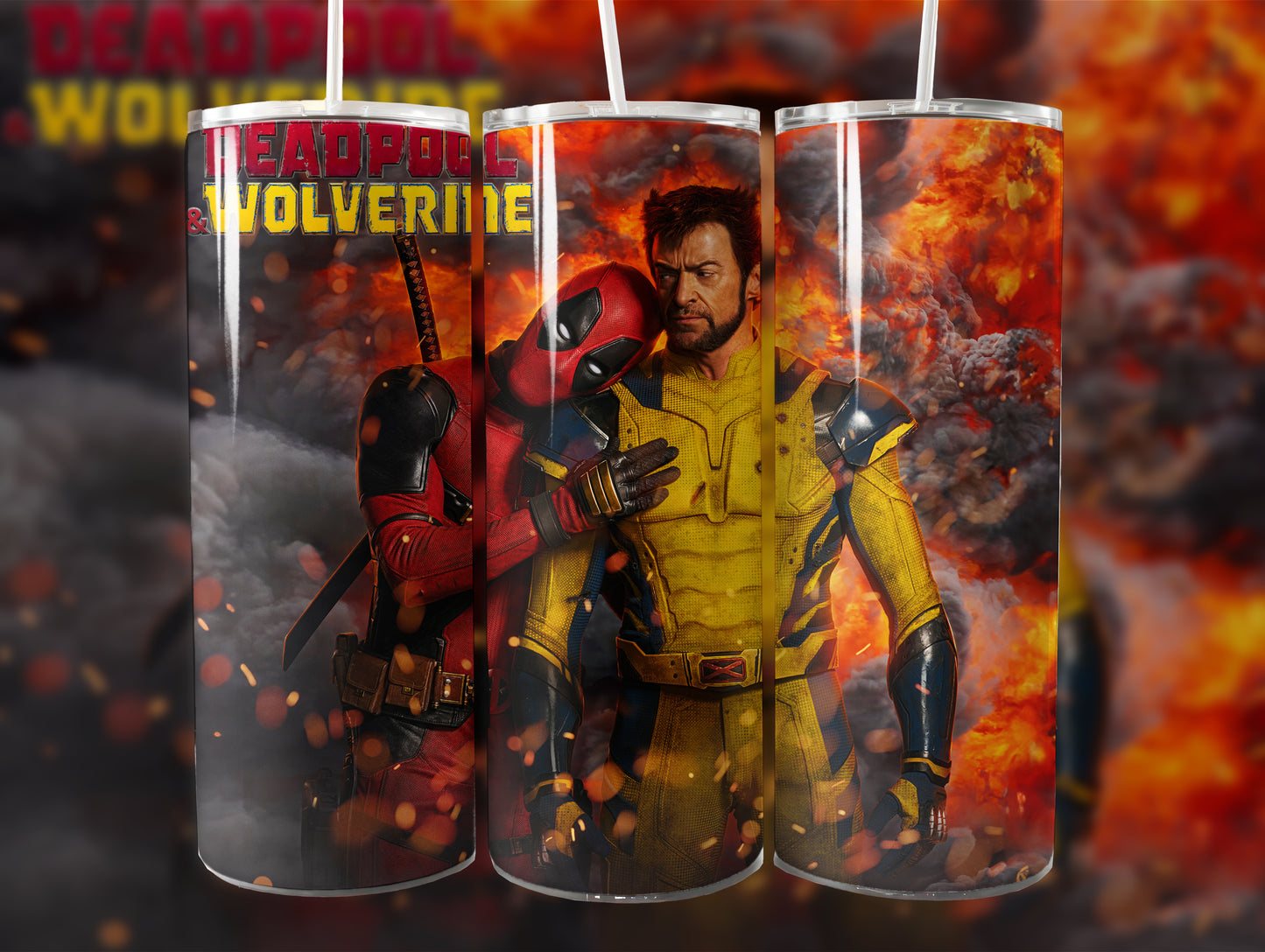 DEADPOOL & WOLVERINE TUMBLER 20 OZ #1005