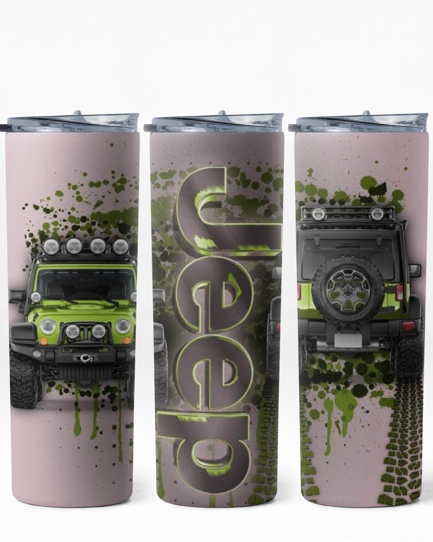 JEEP PINK TUMBLER 20 OZ #1139