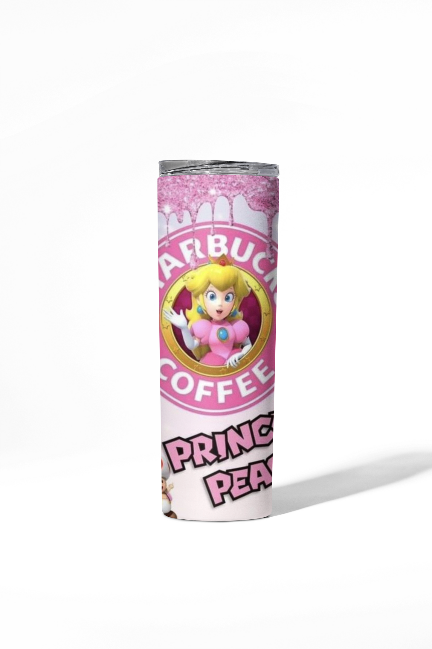 PRINCESS PEACH MARIO BROS TUMBLER 20 OZ #1032