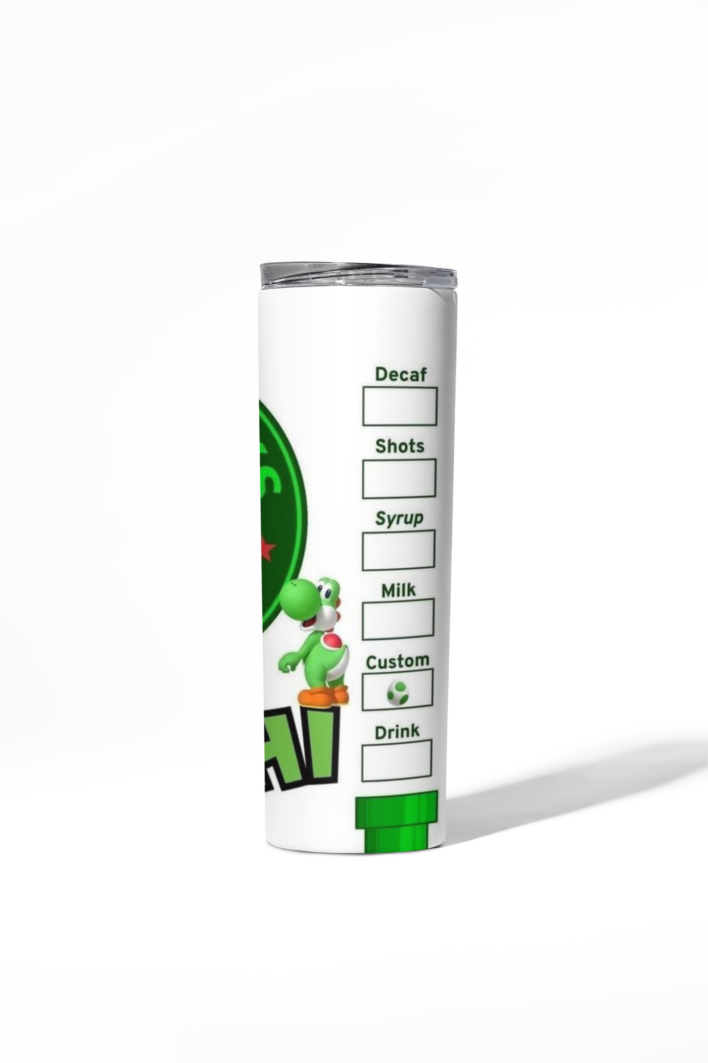 YOSHI MARIO BROS TUMBLER 20 OZ #1031