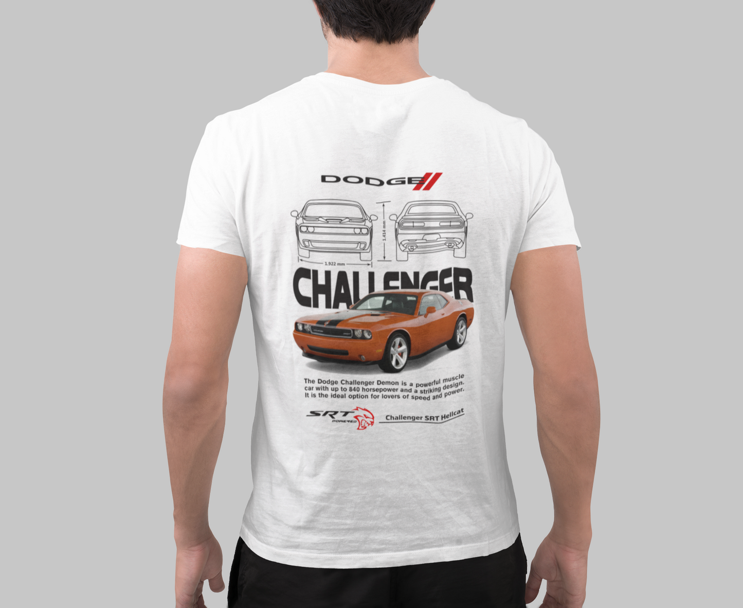 DODGE CHALLENGER T-SHIRT #1136