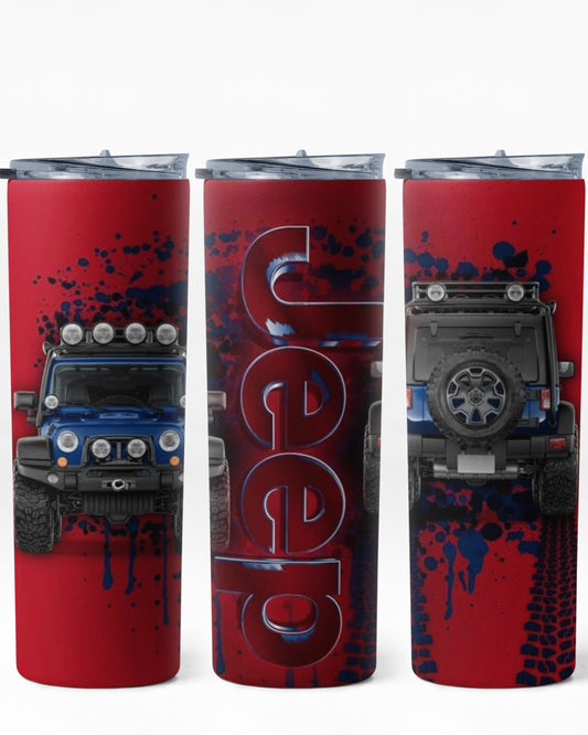 JEEP RED TUMBLER 20 OZ #1019