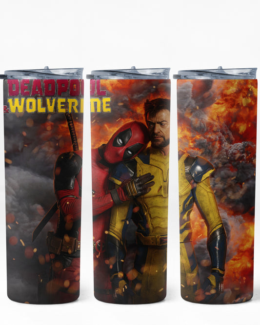 DEADPOOL & WOLVERINE TUMBLER 20 OZ #1005