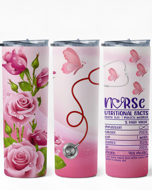 NURSE 3 TUMBLER 20 OZ #1072