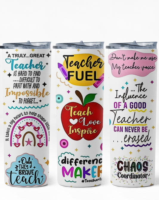 TEACHER 15 TUMBLER 20 OZ #1094