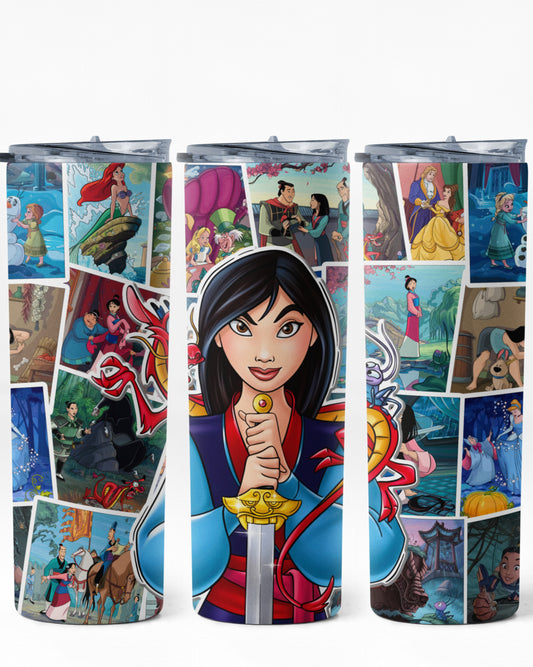 MULAN 1 PRINCESS TUMBLER 20 OZ #1123