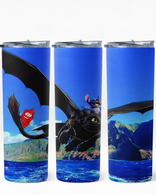 STITCH AND TOOTHLESS (CHIMUELO) TUMBLER 20 OZ #1145