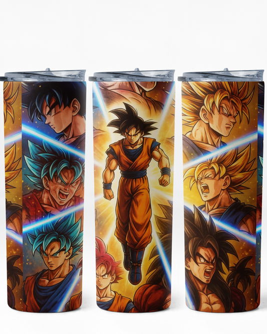 DRAGON BALL Z NARUTO TUMBLER 20 OZ #1008