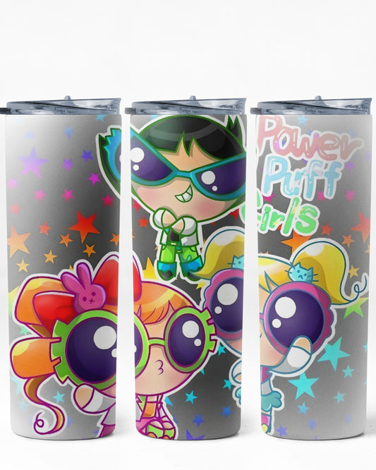 POWER PUFF 4 TUMBLER 20 OZ #1142
