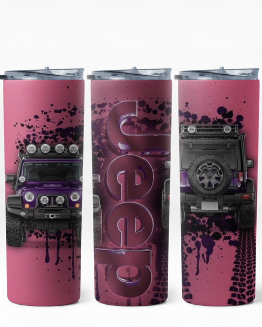 JEEP FUCHSIA TUMBLER 20 OZ #1138