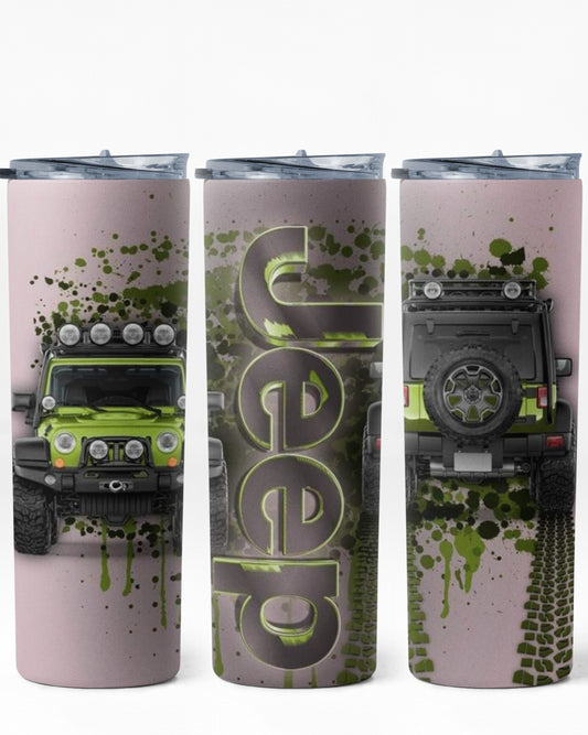 JEEP PINK TUMBLER 20 OZ #1139