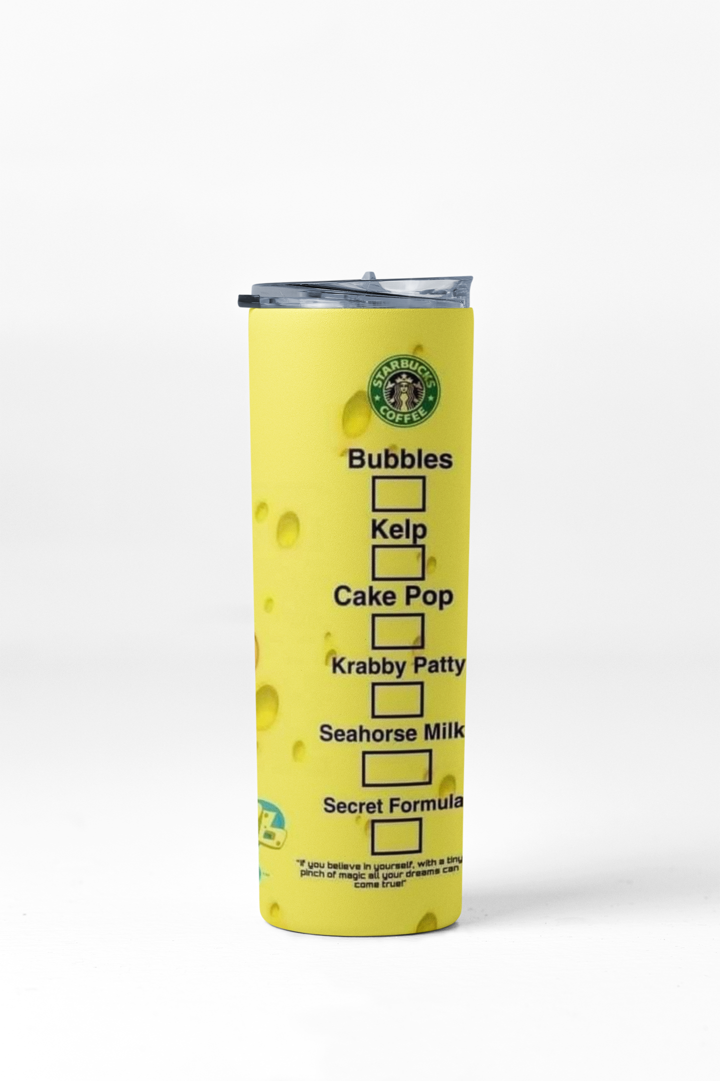 SPONGE BOB STARBUCKS TUMBLER 20 OZ #1046