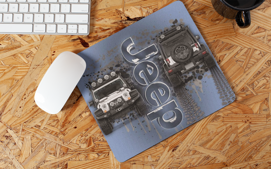 JEEP BLUE MOUSE PAD #1137